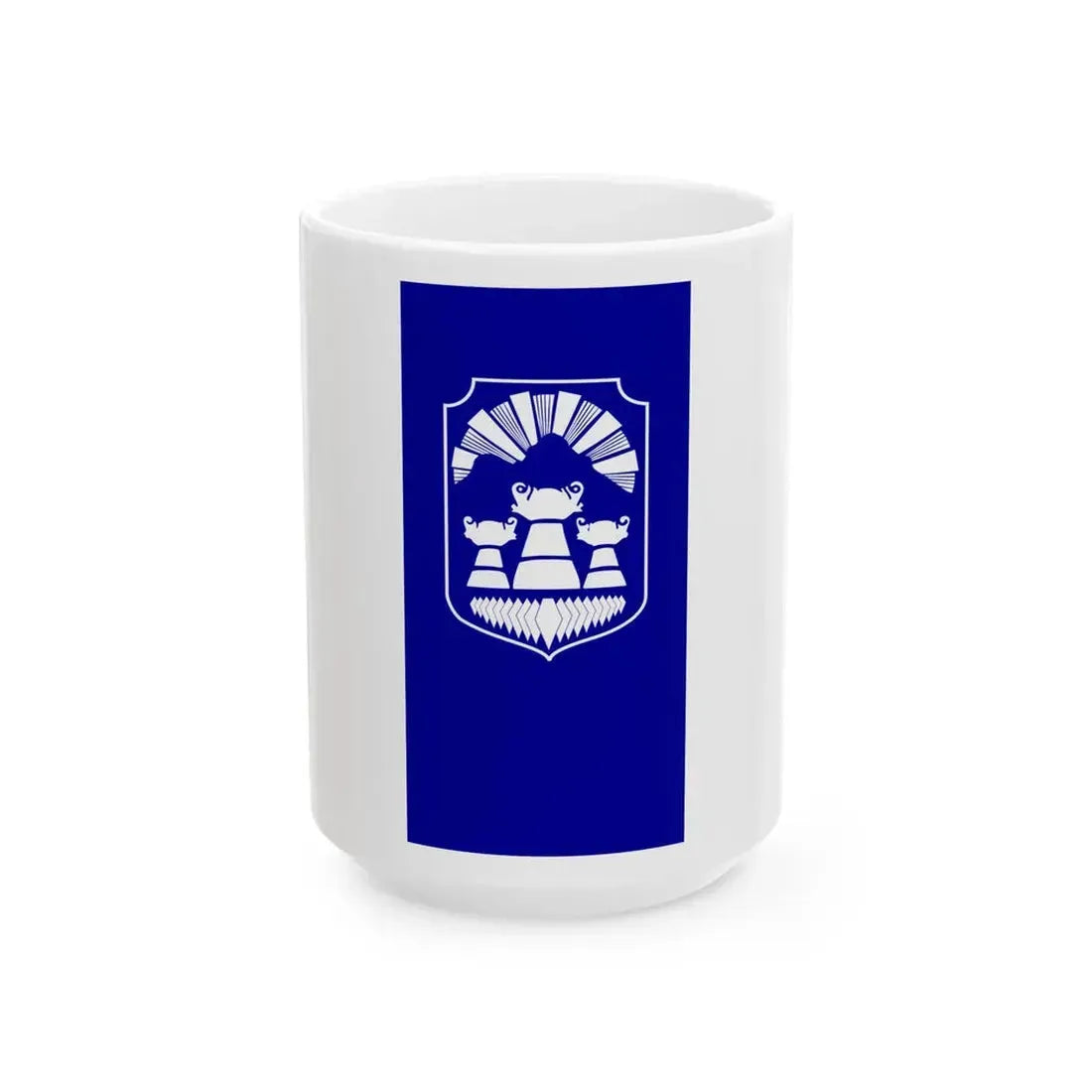 Flag of Prilep Municipality North Macedonia (North Macedonia) White Coffee Mug 15oz - Go Mug Yourself
