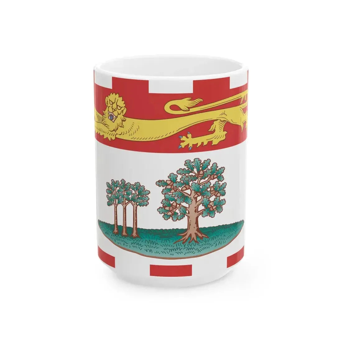 Flag of Prince Edward Island (Canada) White Coffee Mug 15oz - Go Mug Yourself