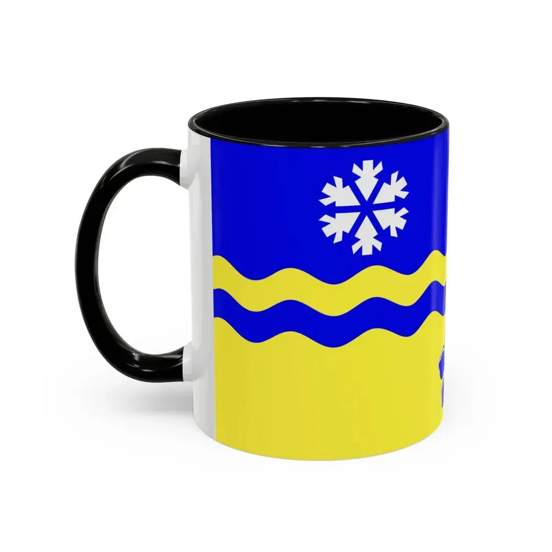 Flag of Prince George British Columbia Canada - Accent Coffee Mug - Go Mug Yourself