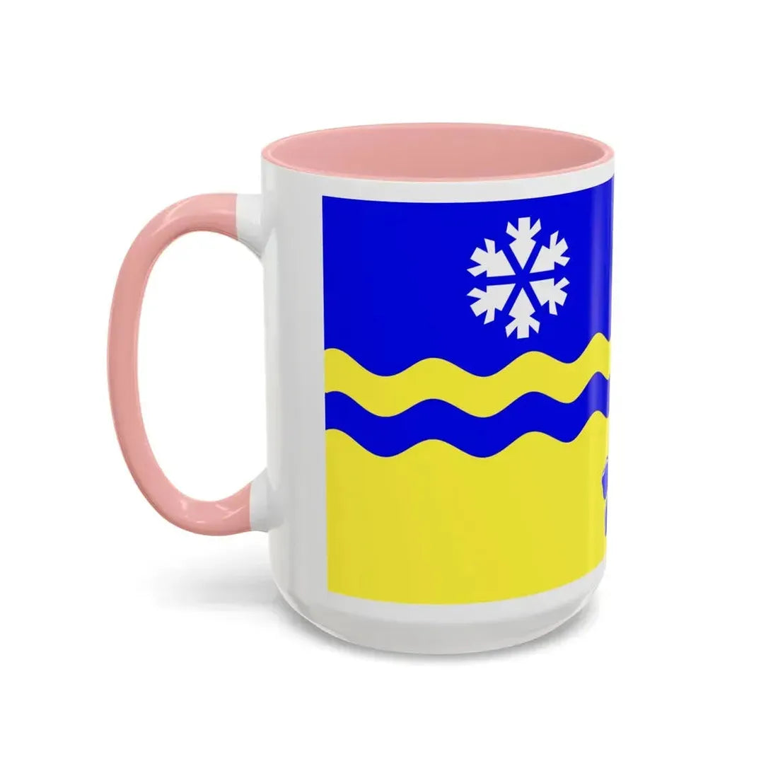 Flag of Prince George British Columbia Canada - Accent Coffee Mug - Go Mug Yourself
