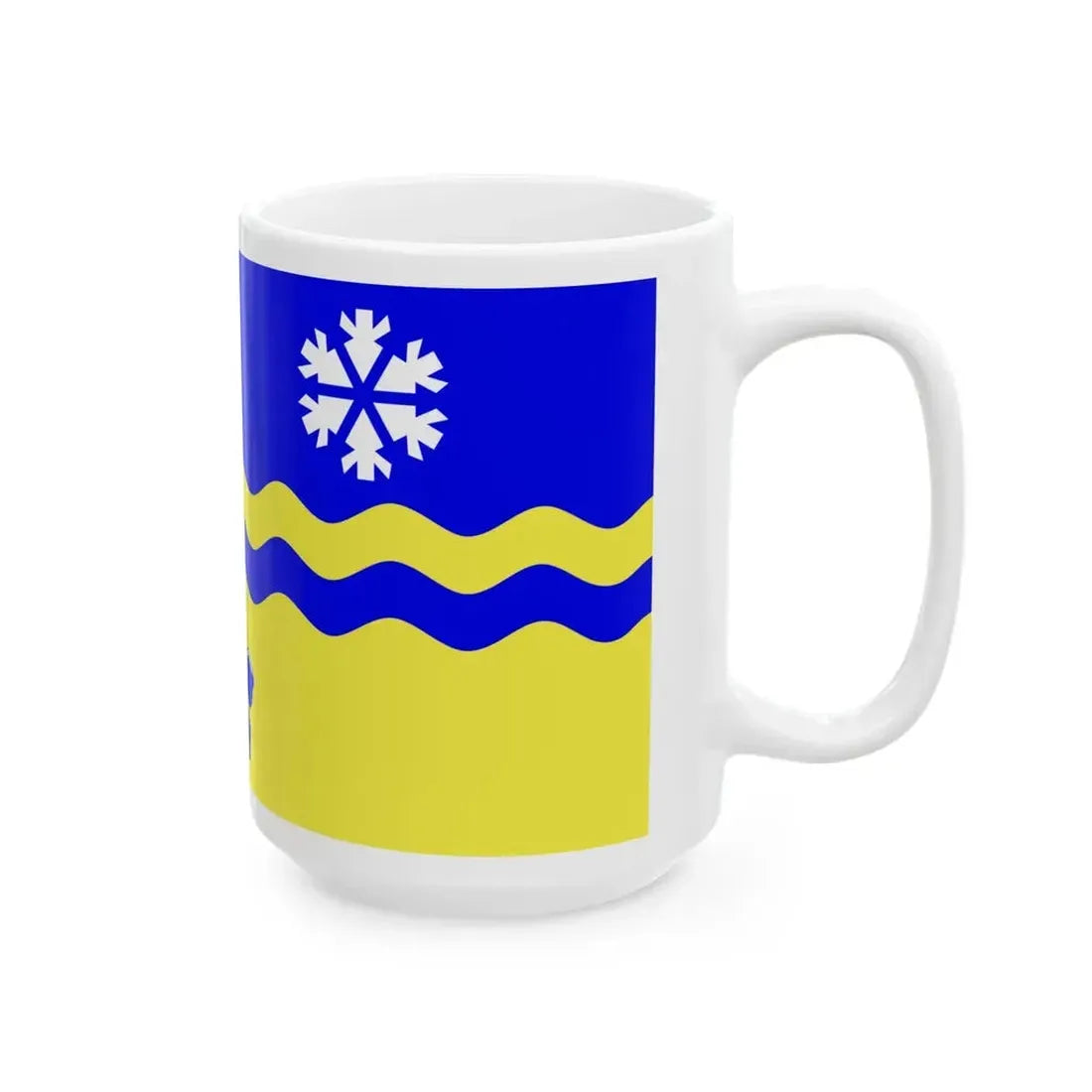 Flag of Prince George British Columbia Canada - White Coffee Mug - Go Mug Yourself