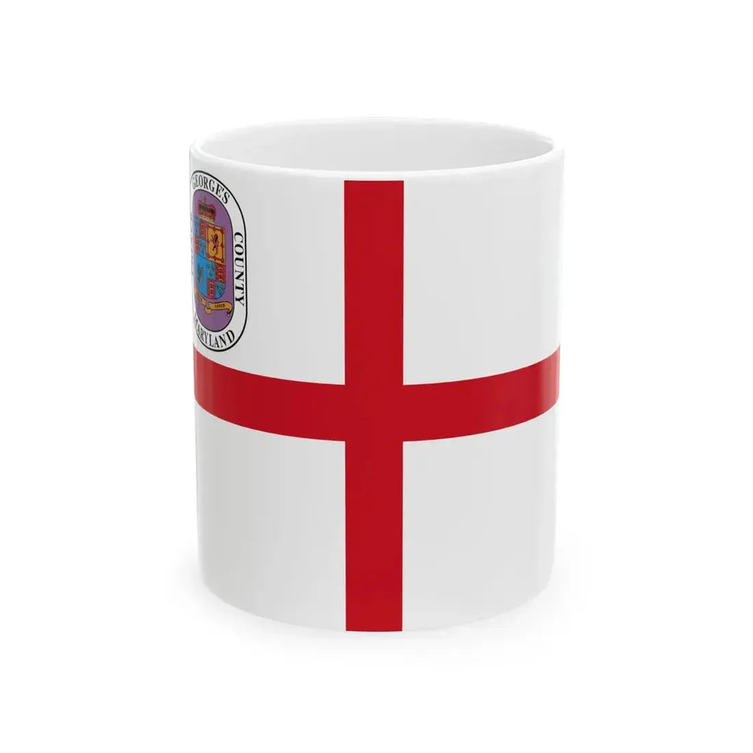 Flag of Prince Georges County Maryland unofficial (United States) White Coffee Mug 11oz - Go Mug Yourself