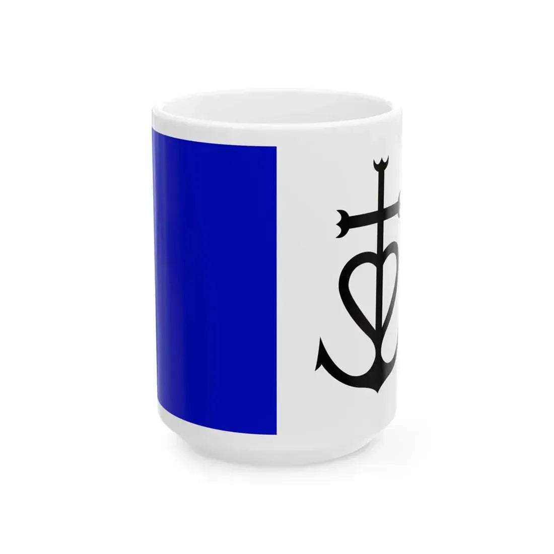 Flag of Principality of Aigues-Mortes (France) White Coffee Mug 15oz - Go Mug Yourself
