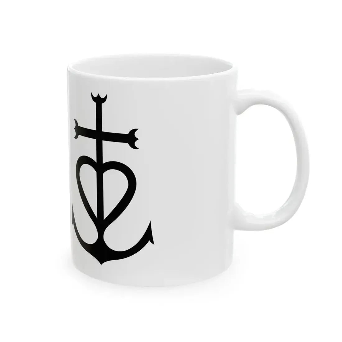 Flag of Principality of Aigues-Mortes (France) White Coffee Mug - Go Mug Yourself