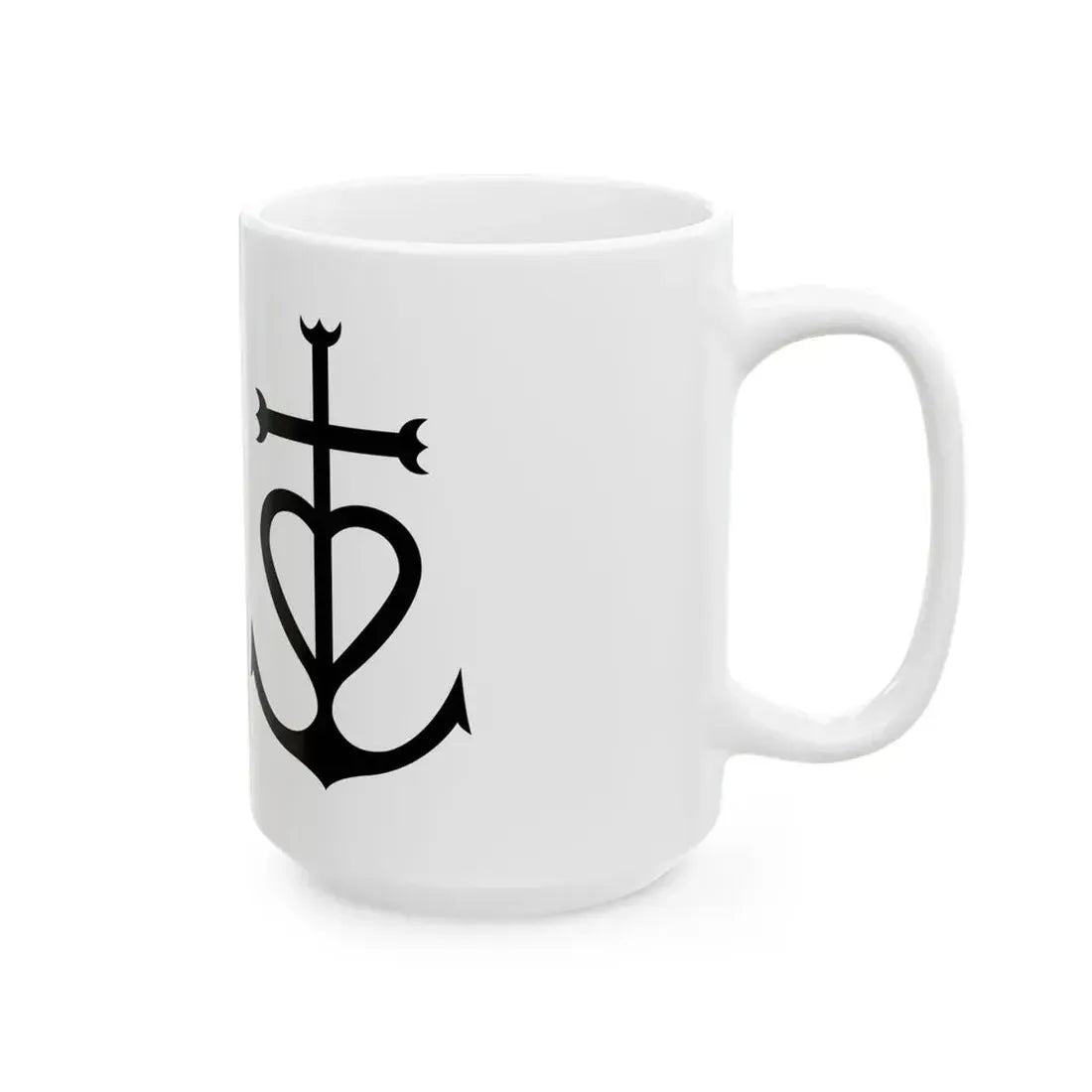 Flag of Principality of Aigues-Mortes (France) White Coffee Mug - Go Mug Yourself