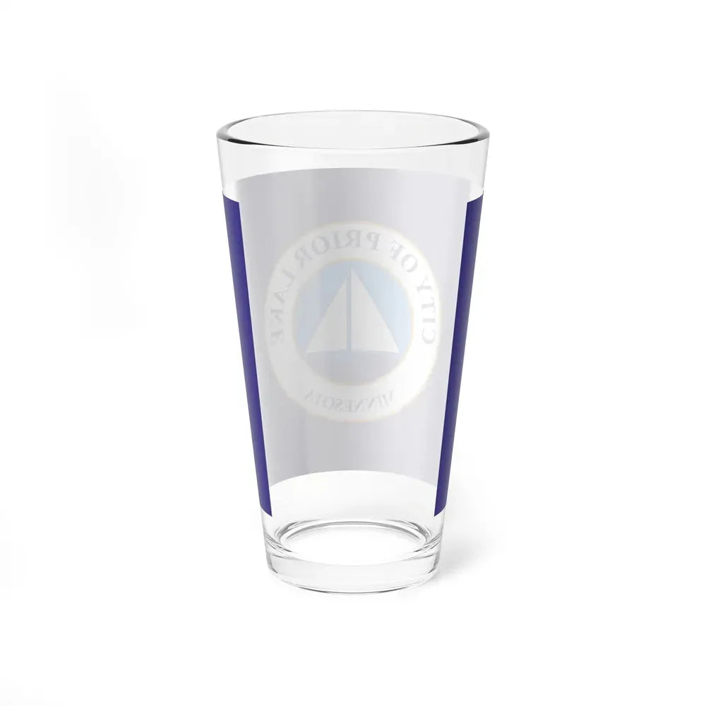 Flag of Prior Lake, Minnesota - Pint Glass 16oz - Go Mug Yourself