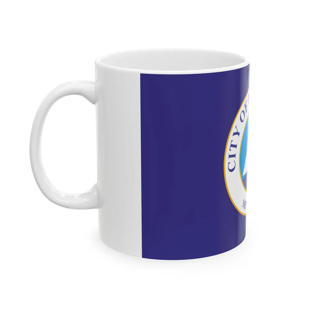 Flag of Prior Lake Minnesota (United States) White Coffee Mug - Go Mug Yourself