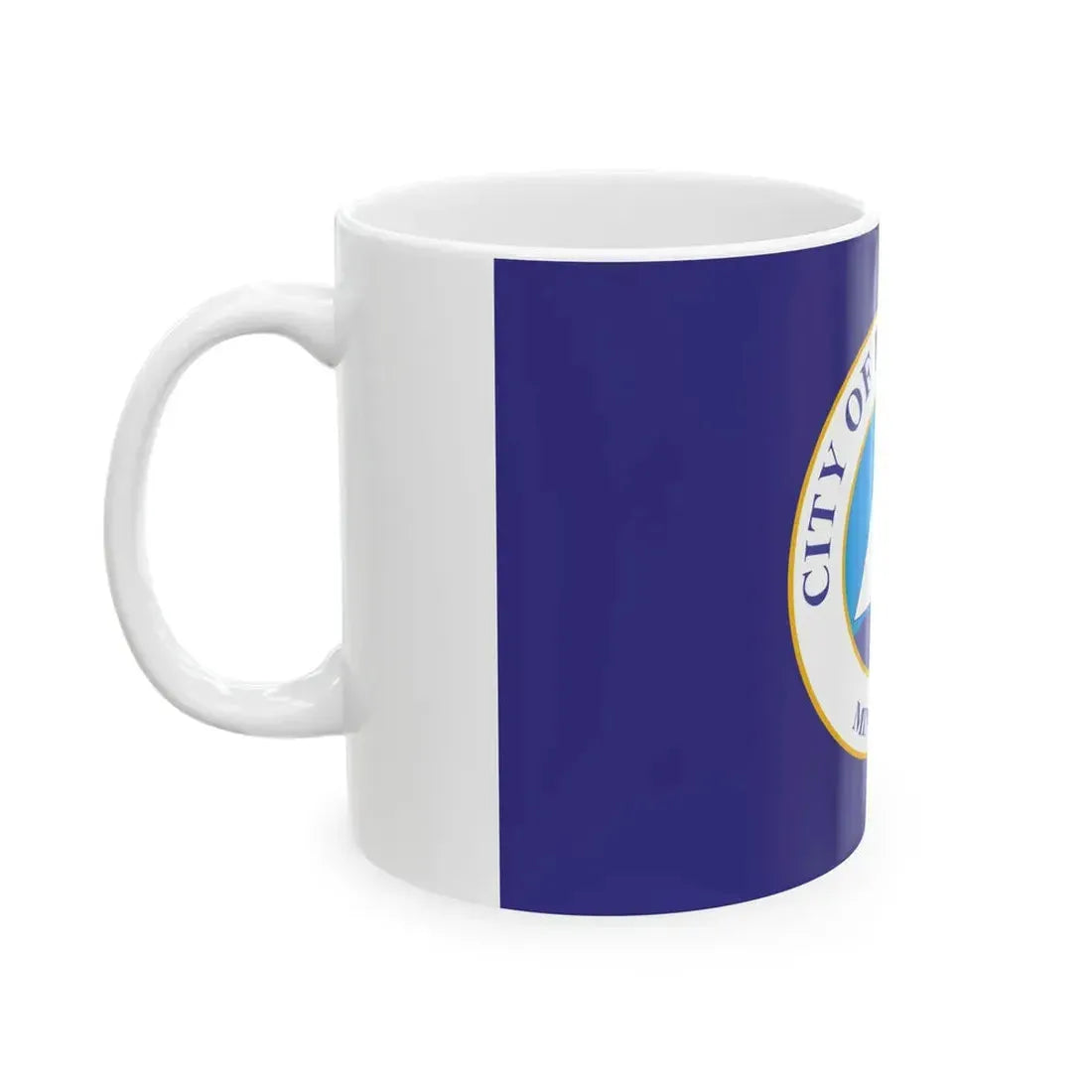 Flag of Prior Lake Minnesota (United States) White Coffee Mug - Go Mug Yourself