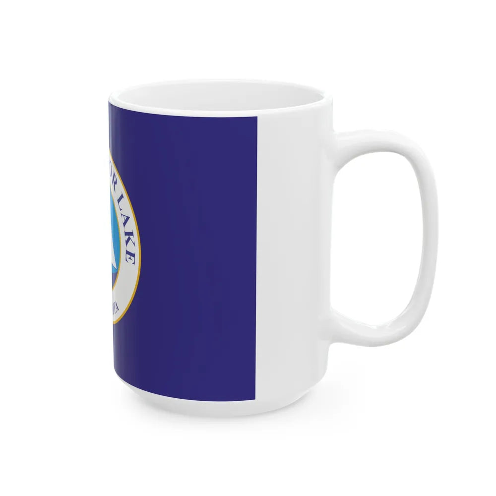 Flag of Prior Lake Minnesota (United States) White Coffee Mug - Go Mug Yourself