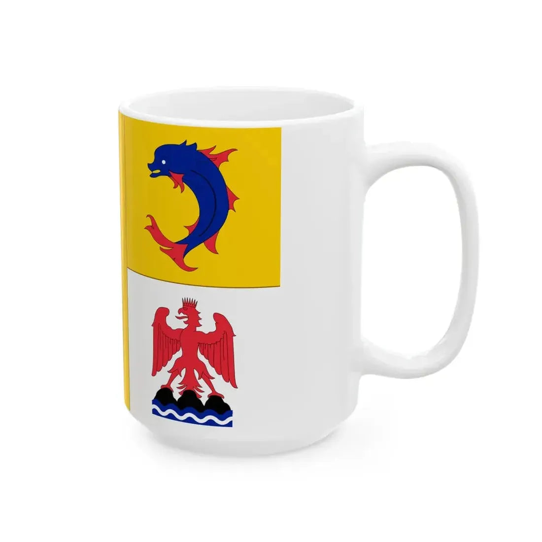 Flag of Provence-Alpes-Cote dAzur (France) White Coffee Mug - Go Mug Yourself