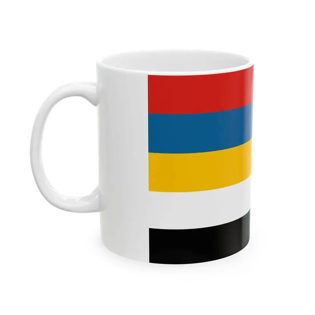Flag of Provincial Commander-in-Chief of Beiyang Fleet (China) White Coffee Mug - Go Mug Yourself