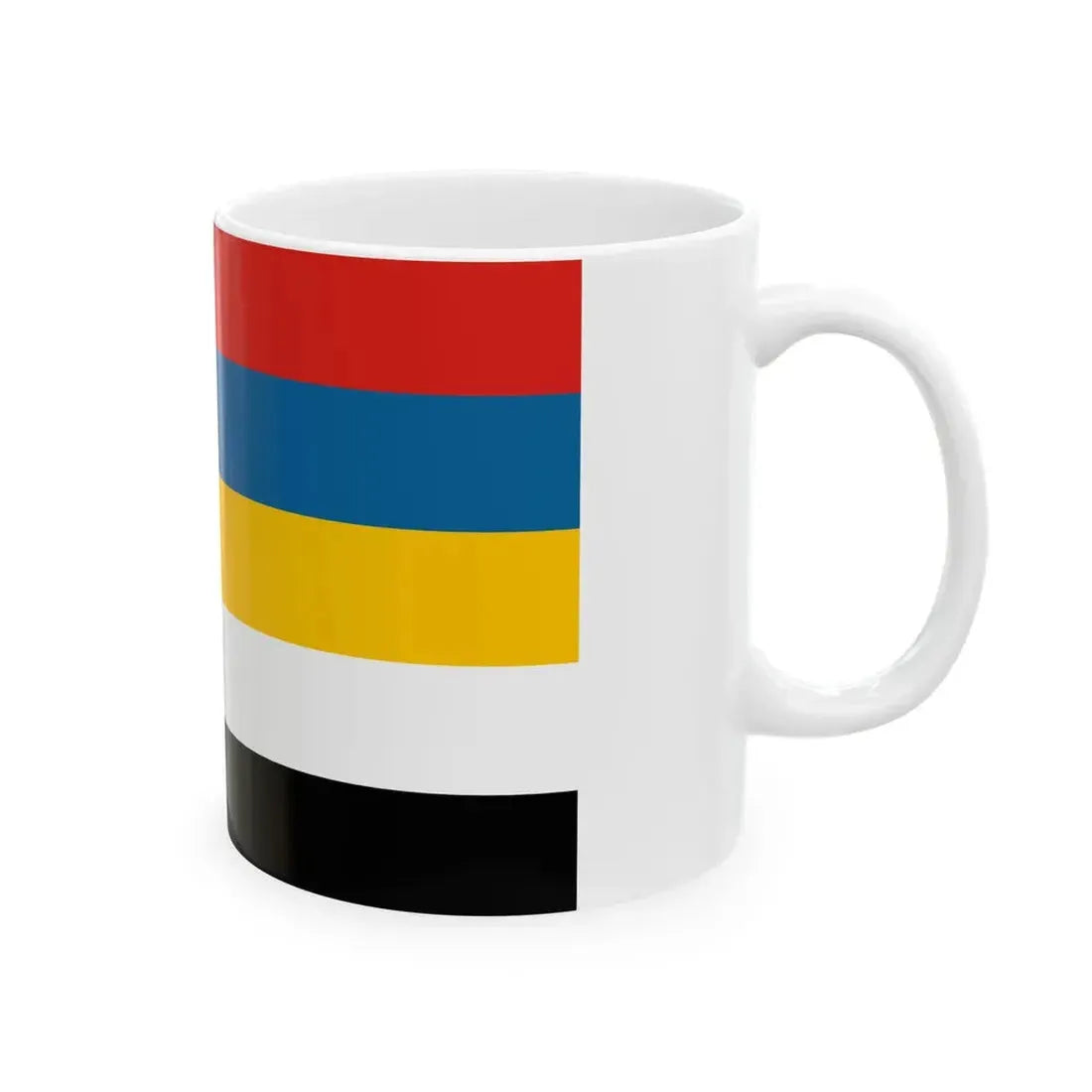 Flag of Provincial Commander-in-Chief of Beiyang Fleet (China) White Coffee Mug - Go Mug Yourself