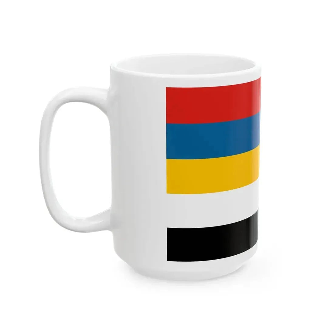Flag of Provincial Commander-in-Chief of Beiyang Fleet (China) White Coffee Mug - Go Mug Yourself
