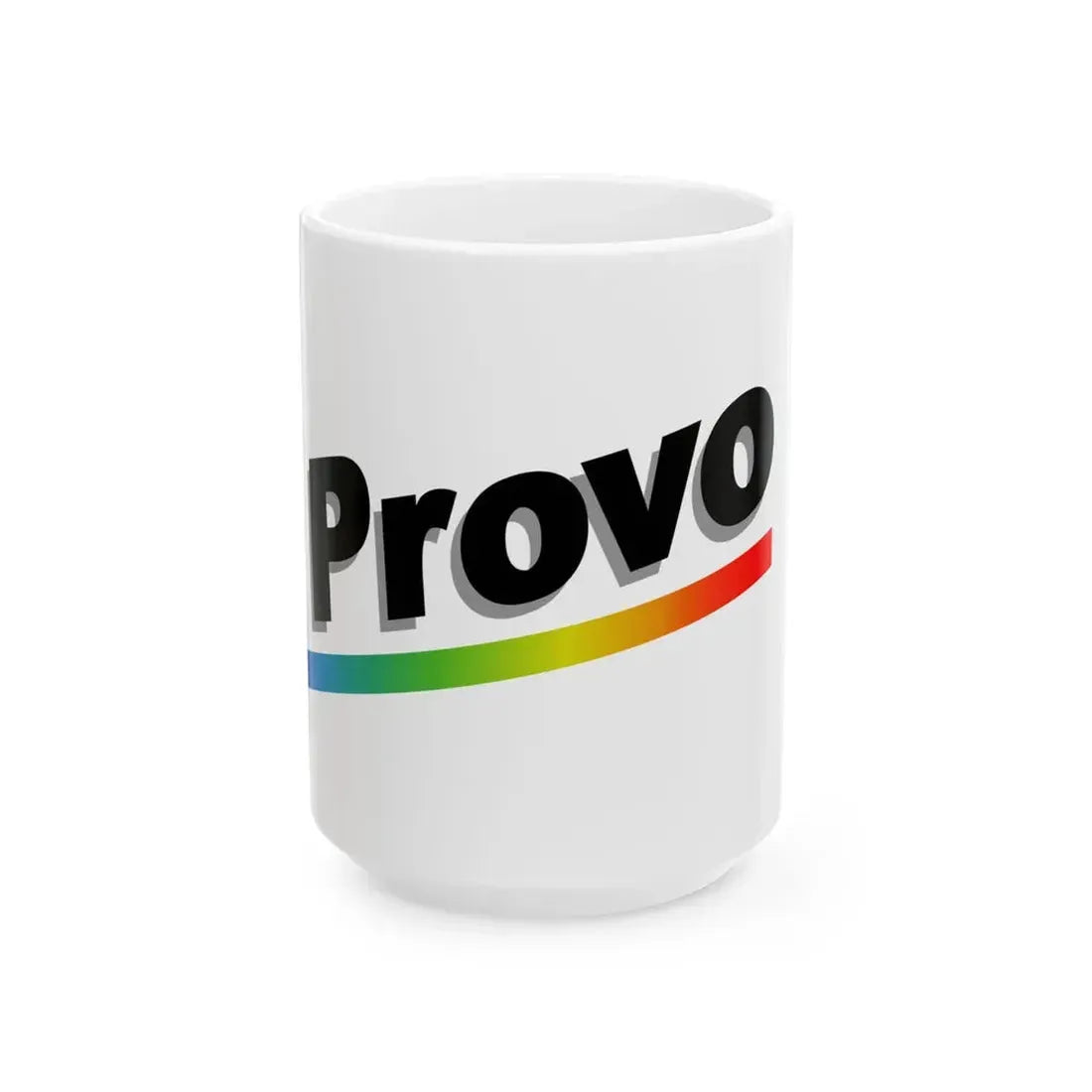 Flag of Provo Utah 1989-2015 (United States) White Coffee Mug 15oz - Go Mug Yourself