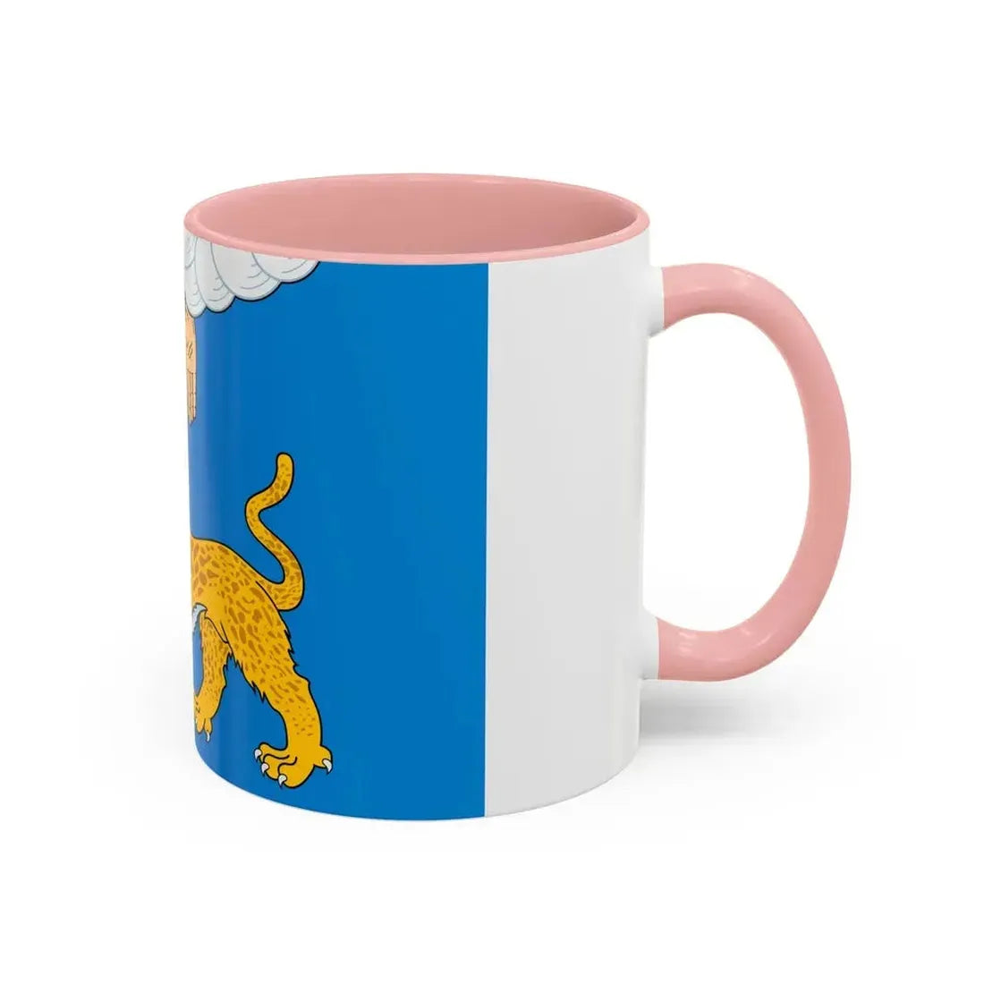 Flag of Pskov Oblast Russia - Accent Coffee Mug - Go Mug Yourself