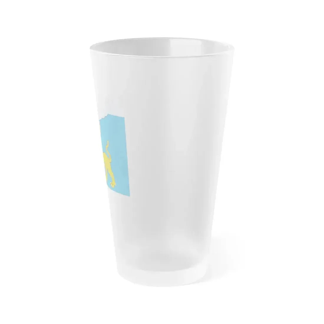 Flag of Pskov Oblast Russia - Frosted Pint Glass 16oz - Go Mug Yourself