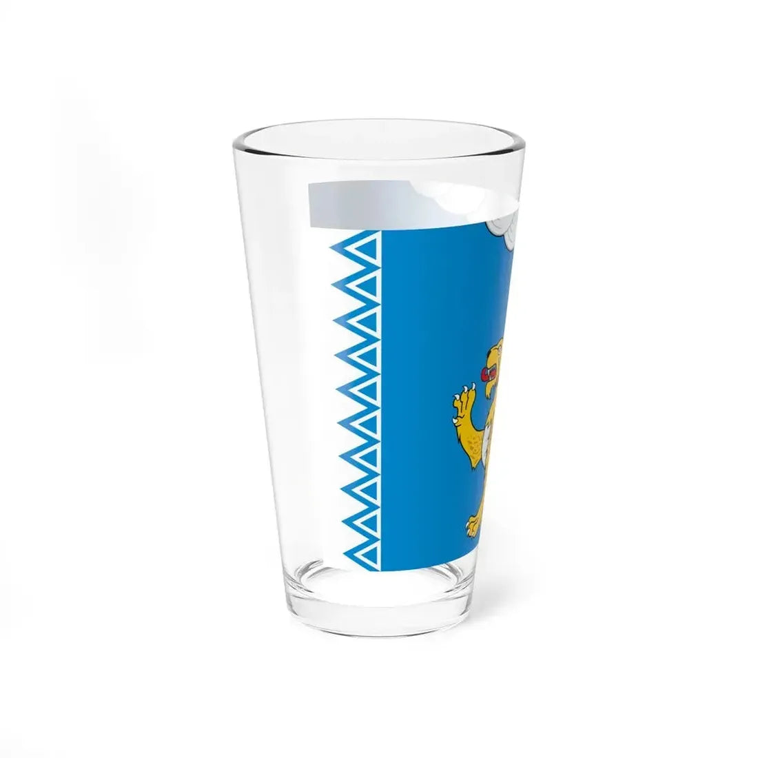 Flag of Pskov Oblast Russia - Pint Glass 16oz - Go Mug Yourself