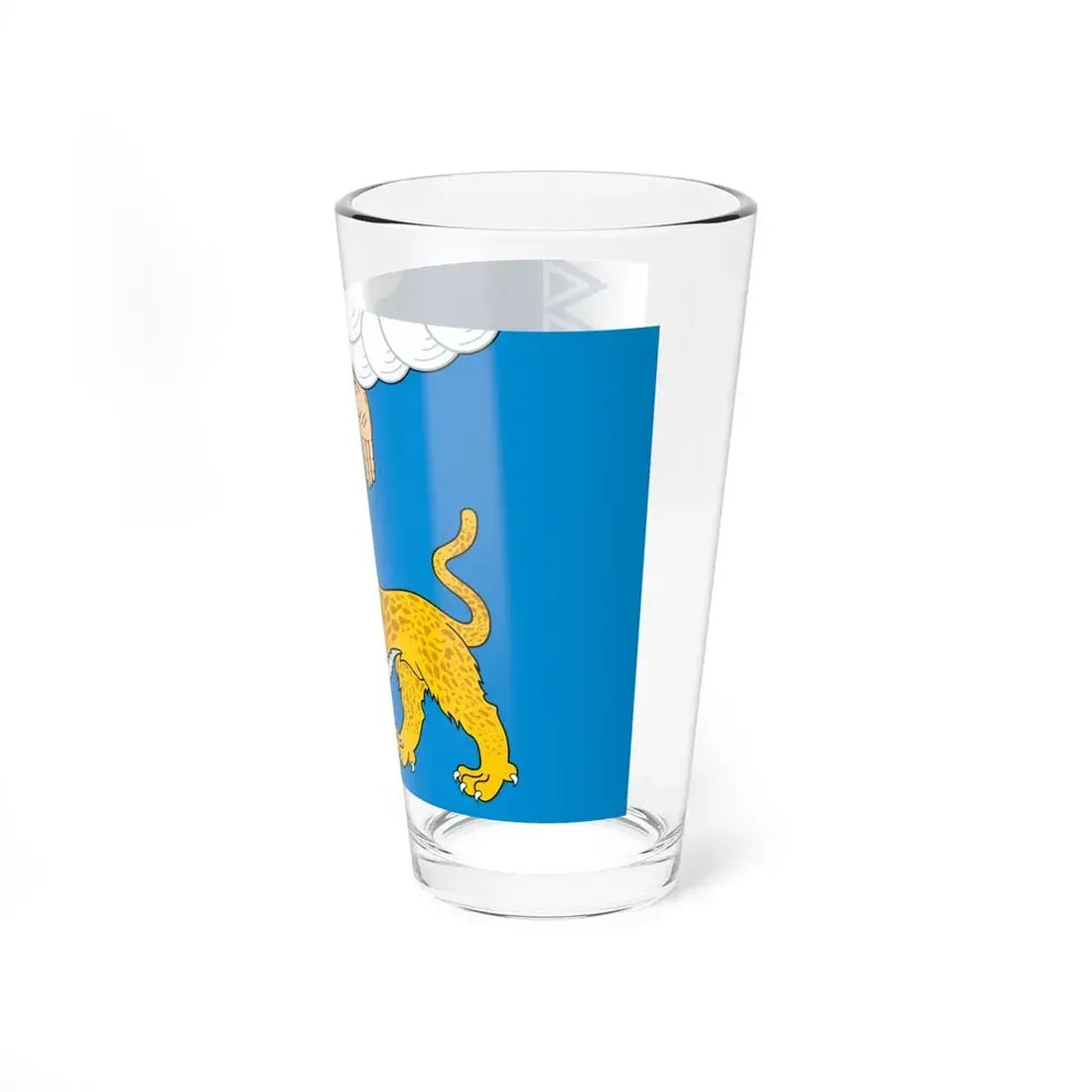 Flag of Pskov Oblast Russia - Pint Glass 16oz - Go Mug Yourself