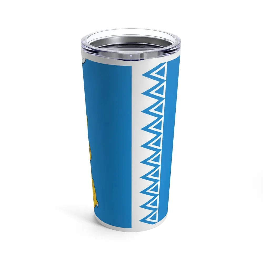 Flag of Pskov Oblast Russia - Tumbler 20oz - Go Mug Yourself