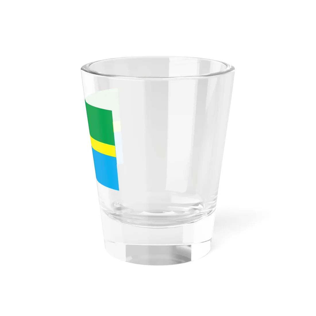 Flag of Püssi (Estonia) Shot Glass 1.5oz - Go Mug Yourself