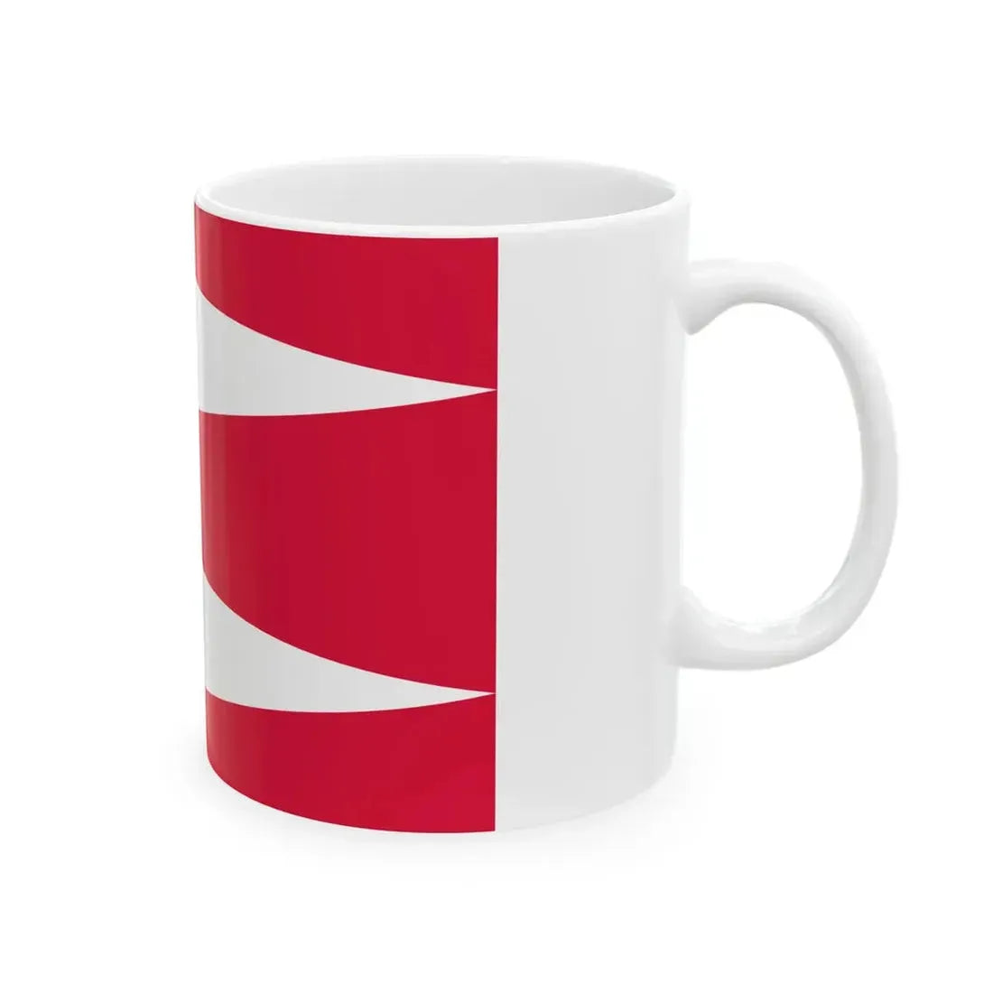 Flag of PTW (Poland) White Coffee Mug - Go Mug Yourself