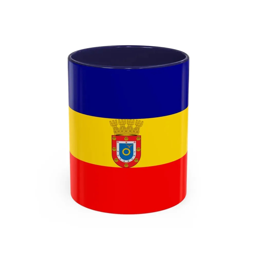 Flag of Pudahuel Chile - Accent Coffee Mug 11oz Navy - Go Mug Yourself