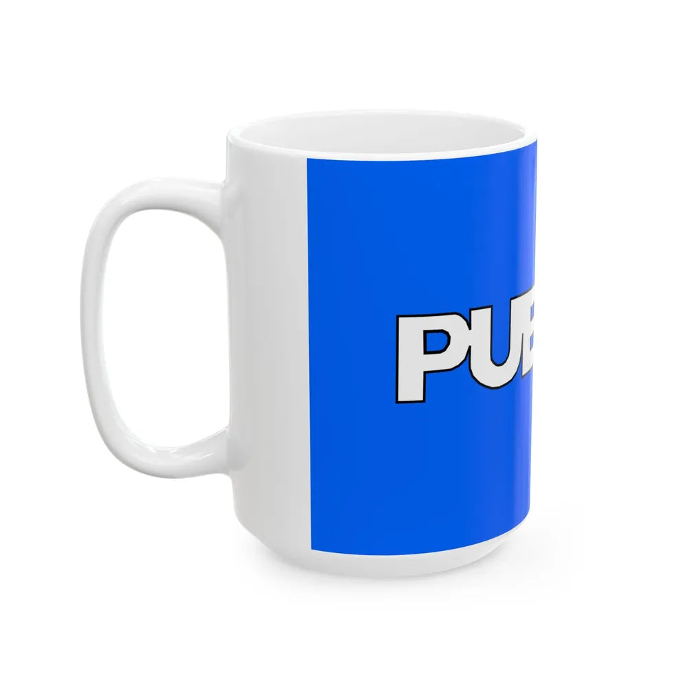 Flag of Pueblo Colorado (United States) White Coffee Mug - Go Mug Yourself