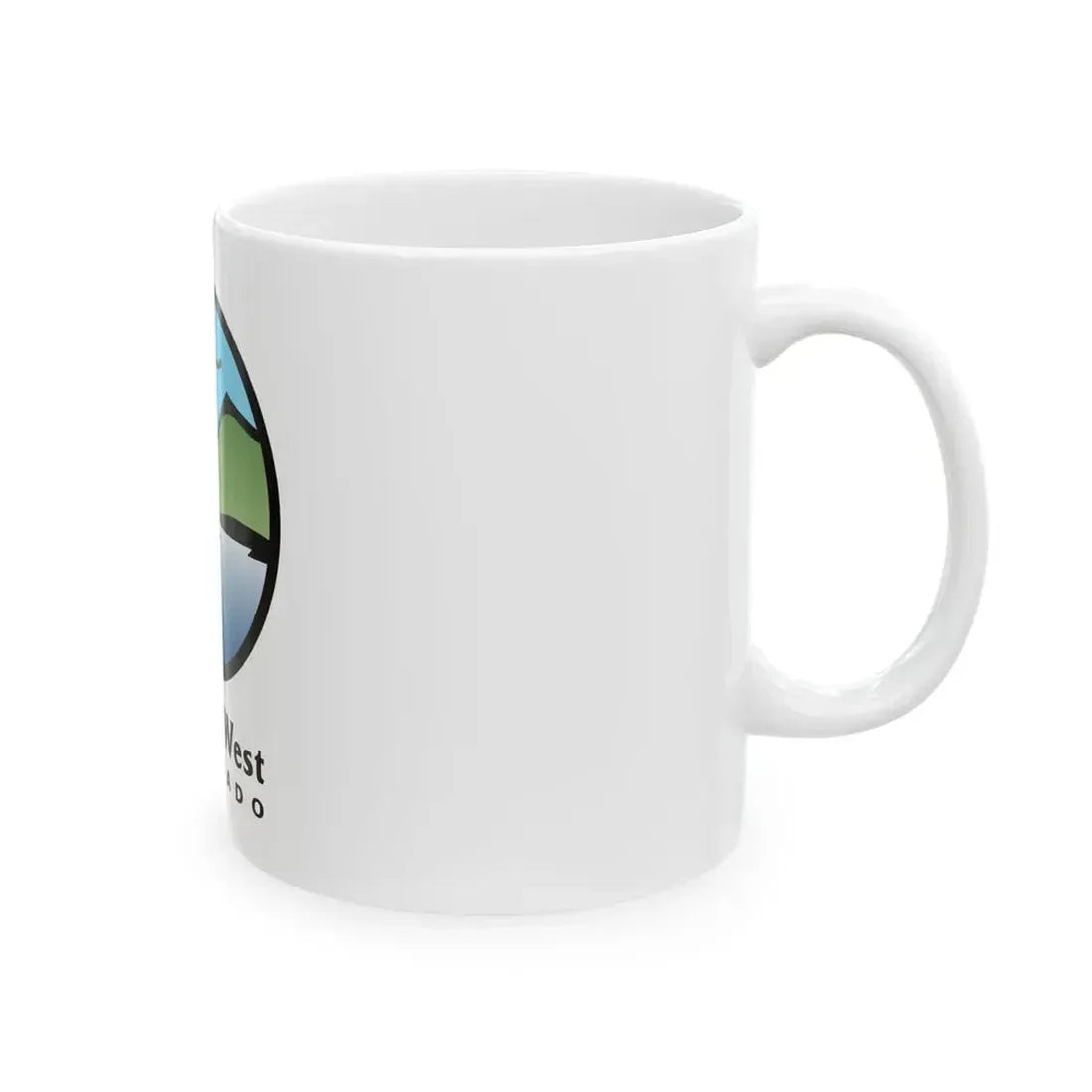 Flag of Pueblo West Colorado (United States) White Coffee Mug - Go Mug Yourself