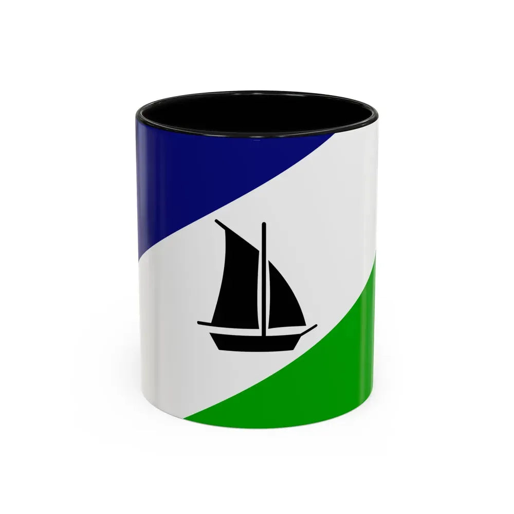 Flag of Puerto Montt Chile - Accent Coffee Mug 11oz Black - Go Mug Yourself