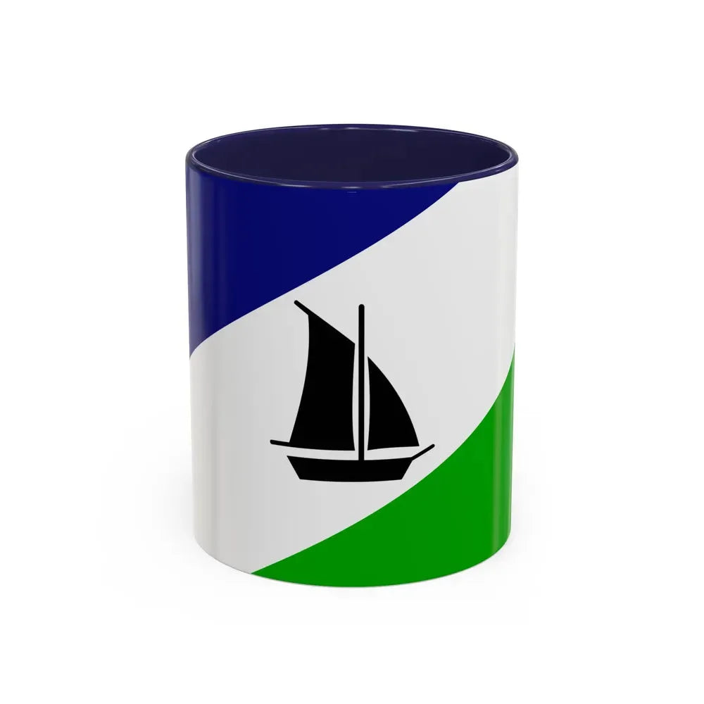 Flag of Puerto Montt Chile - Accent Coffee Mug 11oz Navy - Go Mug Yourself