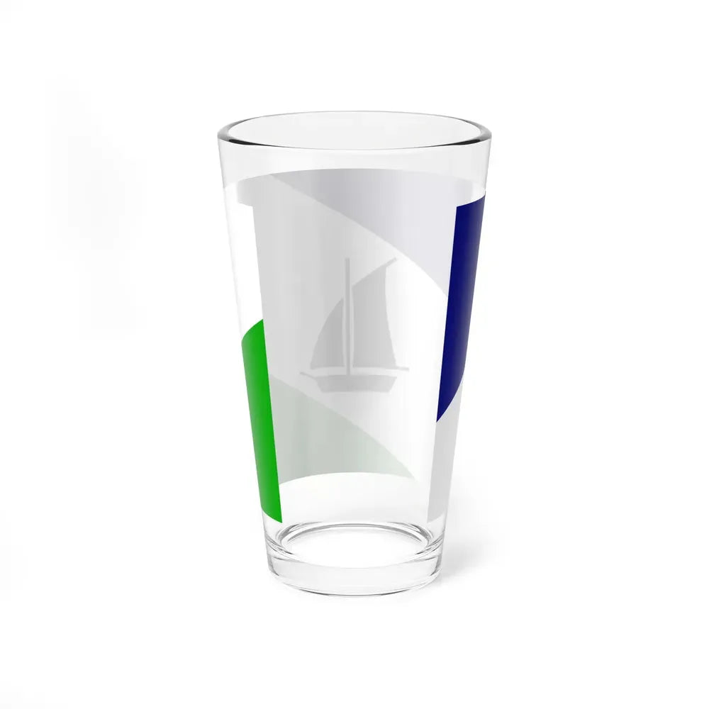 Flag of Puerto Montt Chile - Pint Glass 16oz - Go Mug Yourself