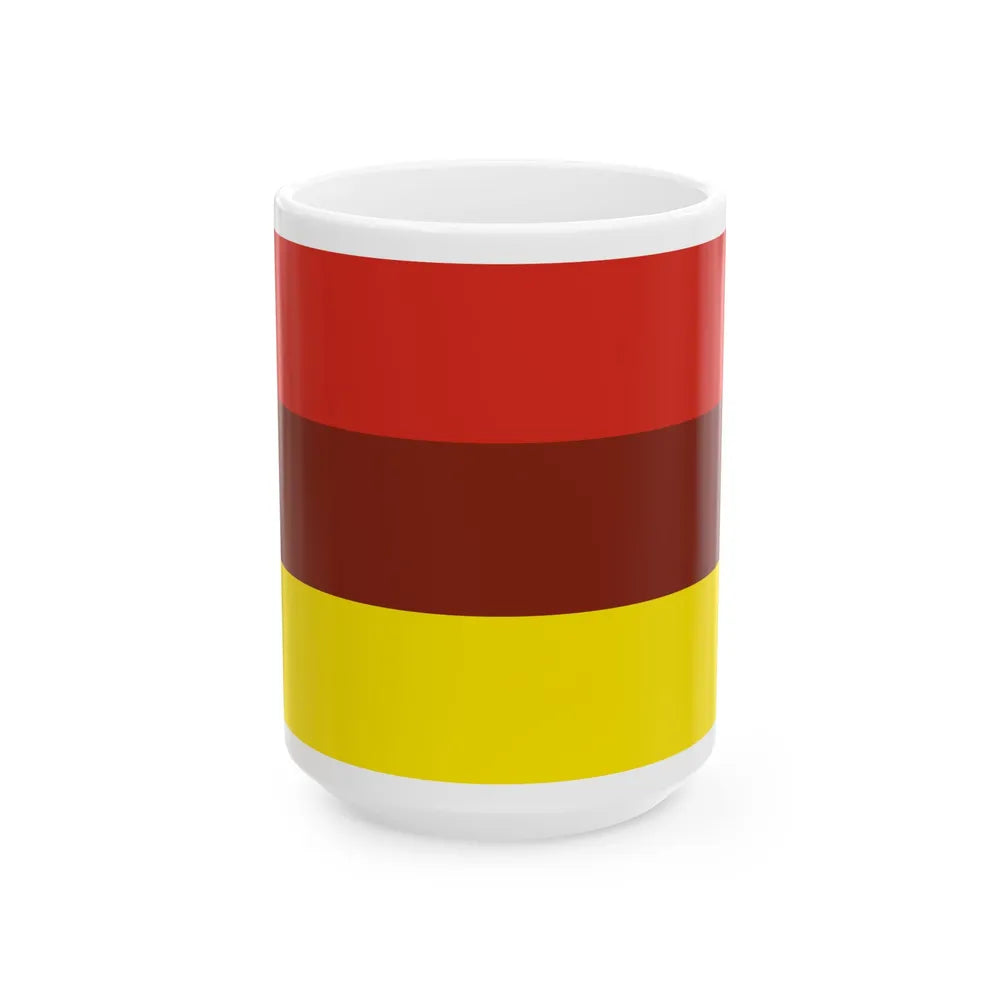 Flag of Puerto Pailas Bolivia (Bolivia) White Coffee Mug 15oz - Go Mug Yourself