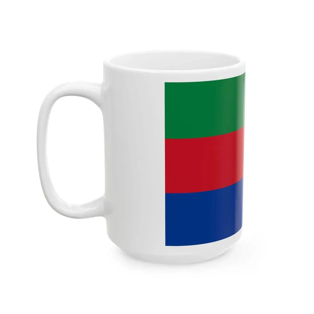 Flag of Puerto Quito (Ecuador) White Coffee Mug - Go Mug Yourself