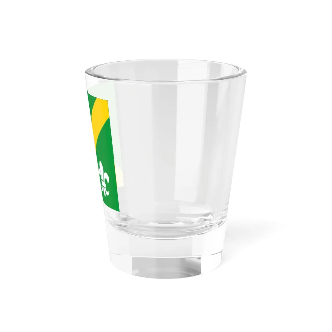 Flag of Pukhova (Ukraine) Shot Glass 1.5oz - Go Mug Yourself