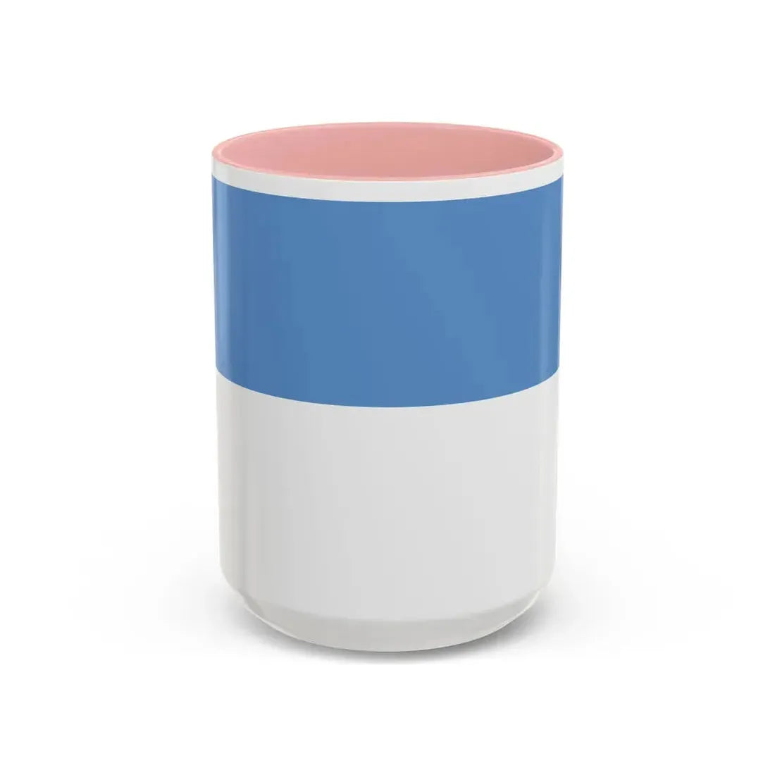 Flag of Puno capital of the Puno Region Peru - Accent Coffee Mug 15oz Pink - Go Mug Yourself