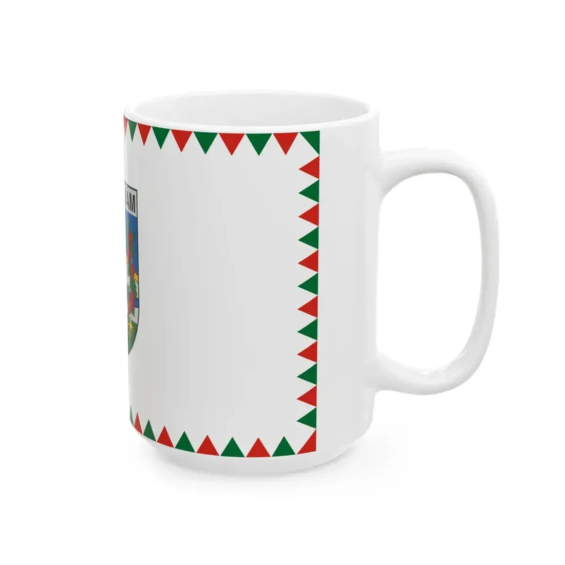 Flag of Pusztavam (Hungary) White Coffee Mug - Go Mug Yourself