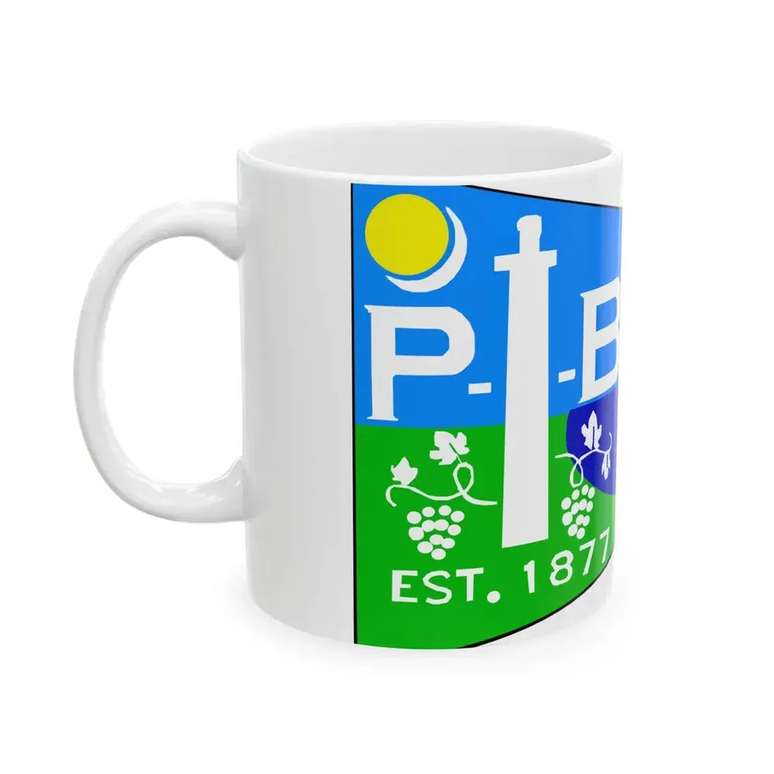 Flag of Put-in-Bay Ohio (United States) White Coffee Mug - Go Mug Yourself
