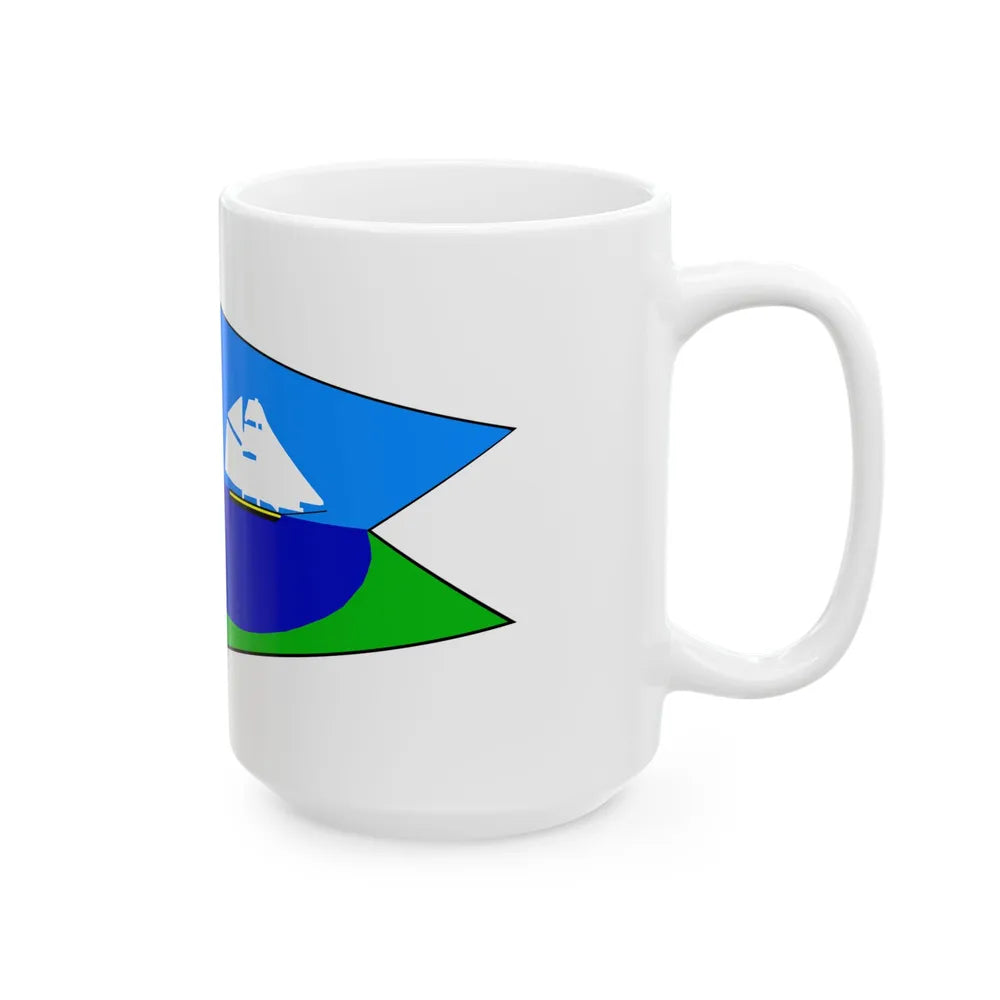 Flag of Put-in-Bay Ohio (United States) White Coffee Mug - Go Mug Yourself
