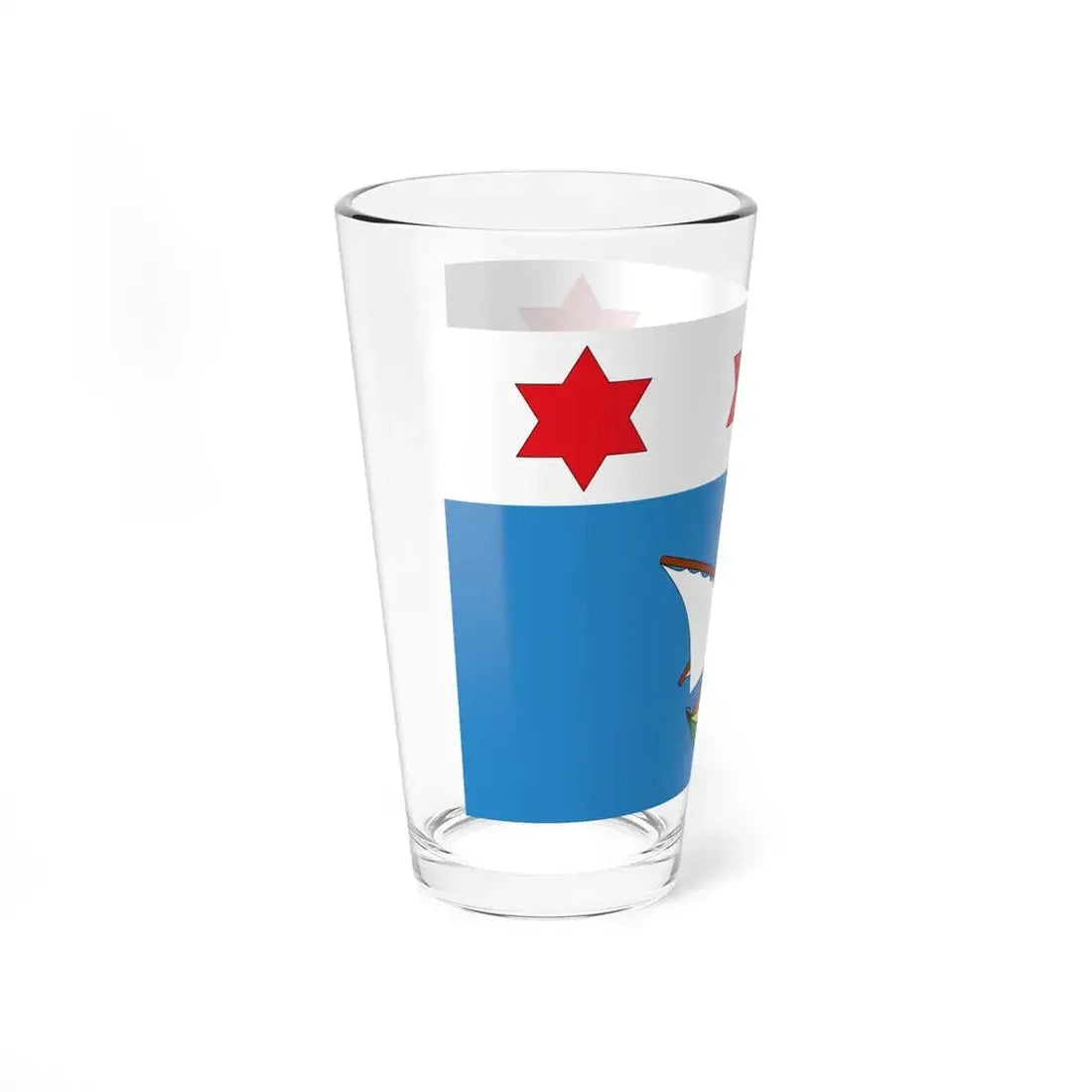 Flag of Qala Malta - Pint Glass 16oz - Go Mug Yourself