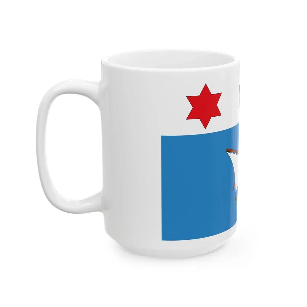 Flag of Qala Malta - White Coffee Mug - Go Mug Yourself
