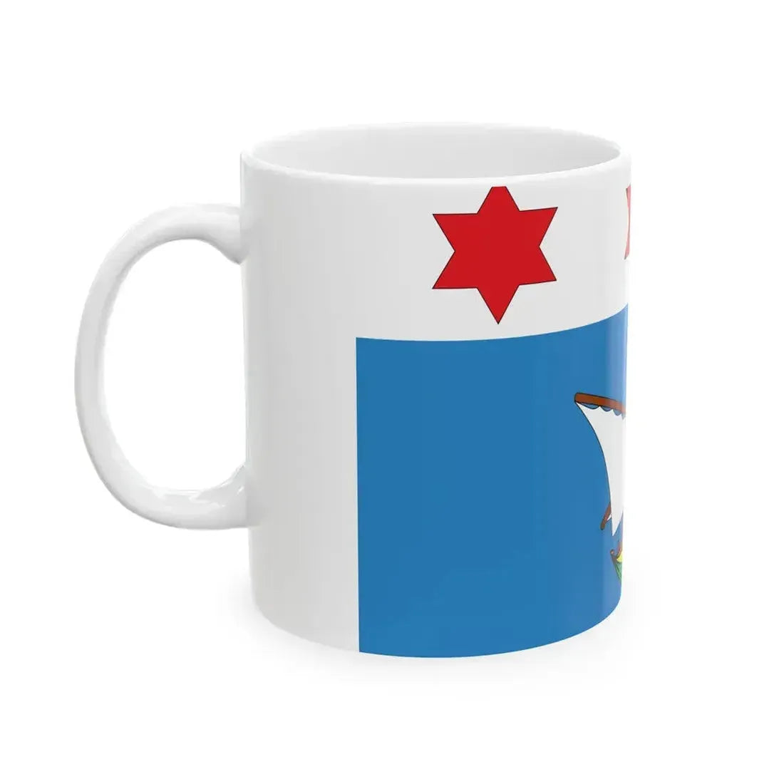Flag of Qala (Malta) White Coffee Mug - Go Mug Yourself