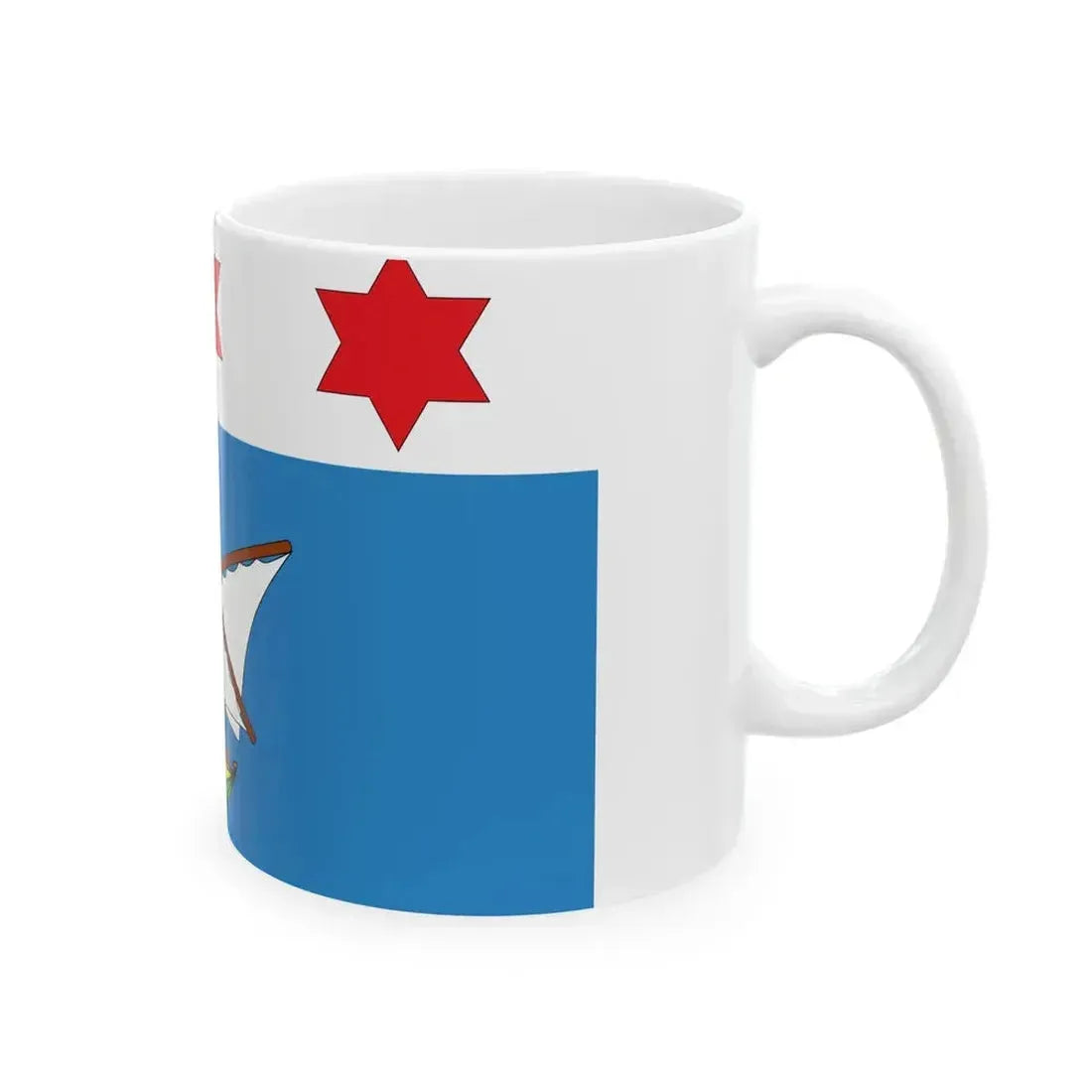 Flag of Qala (Malta) White Coffee Mug - Go Mug Yourself