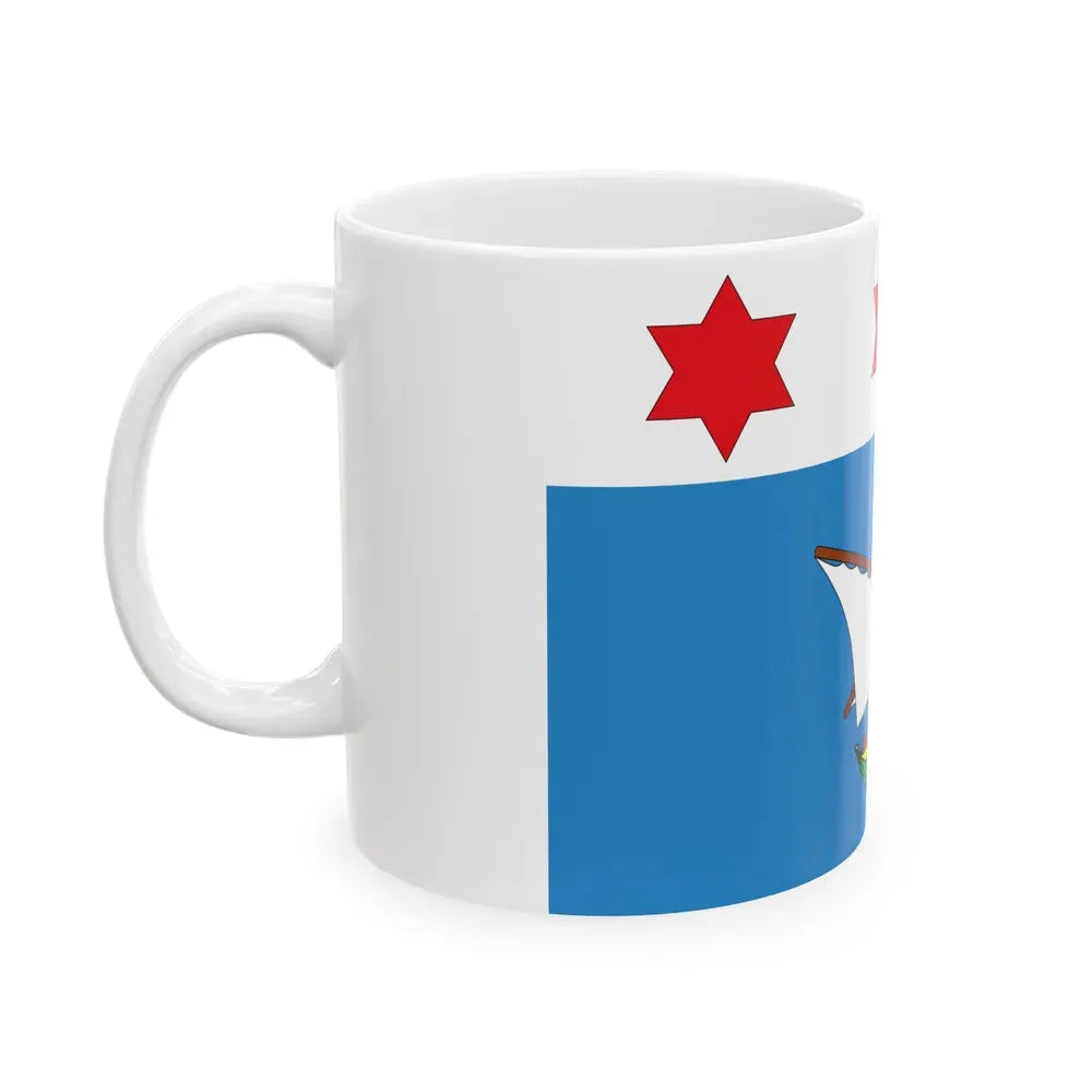 Flag of Qala Malta - White Coffee Mug - Go Mug Yourself