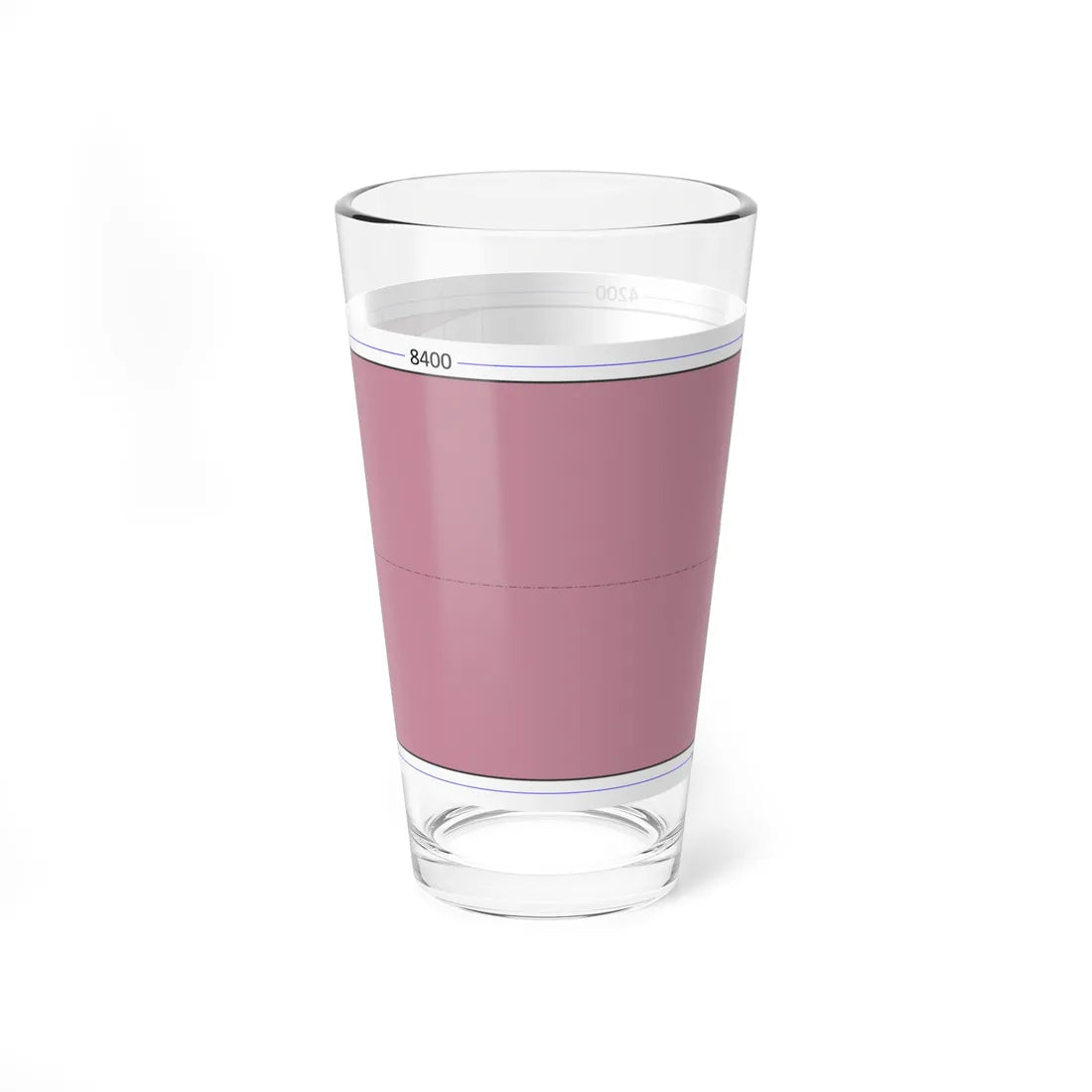 Flag of Qatar construction sheet (Qatar) Pint Glass 16oz - Go Mug Yourself