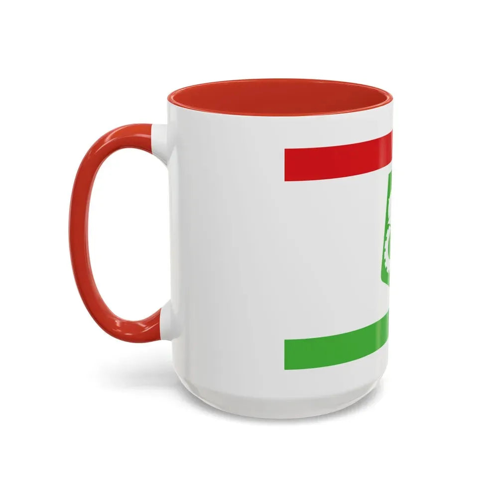Flag of Qiryat Gat Israel - Accent Coffee Mug - Go Mug Yourself