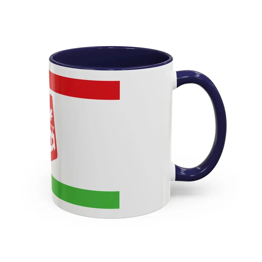 Flag of Qiryat Gat Israel - Accent Coffee Mug - Go Mug Yourself