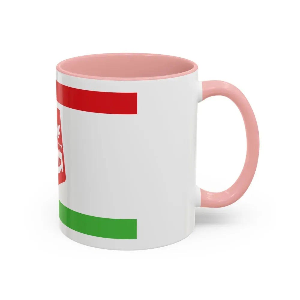 Flag of Qiryat Gat Israel - Accent Coffee Mug - Go Mug Yourself