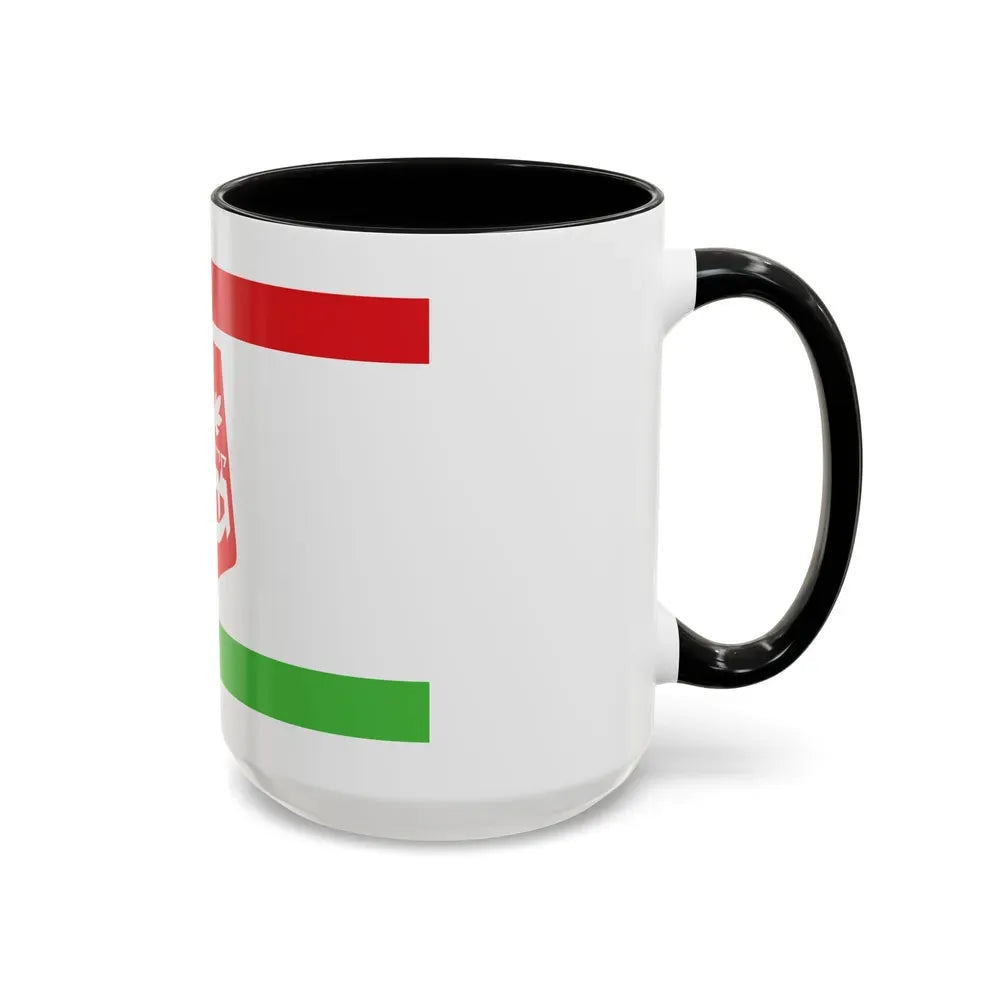 Flag of Qiryat Gat Israel - Accent Coffee Mug - Go Mug Yourself
