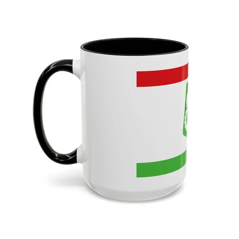 Flag of Qiryat Gat Israel - Accent Coffee Mug - Go Mug Yourself