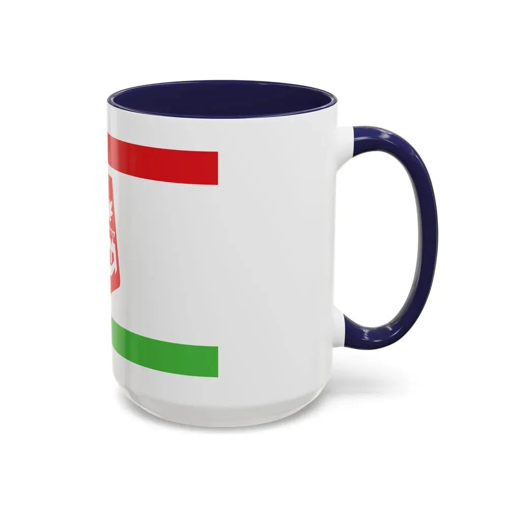 Flag of Qiryat Gat Israel - Accent Coffee Mug - Go Mug Yourself